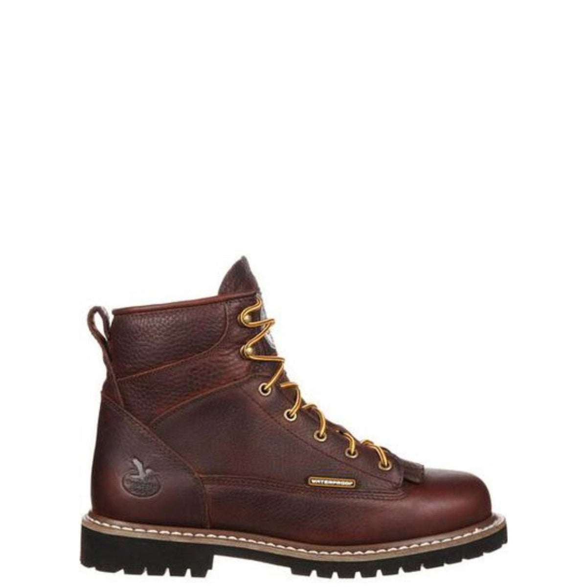 Georgia Boot Men's Lace-to-Toe 6" Waterproof EH Soft Toe Work Boot Work Boots Georgia Boot Brown 10 M