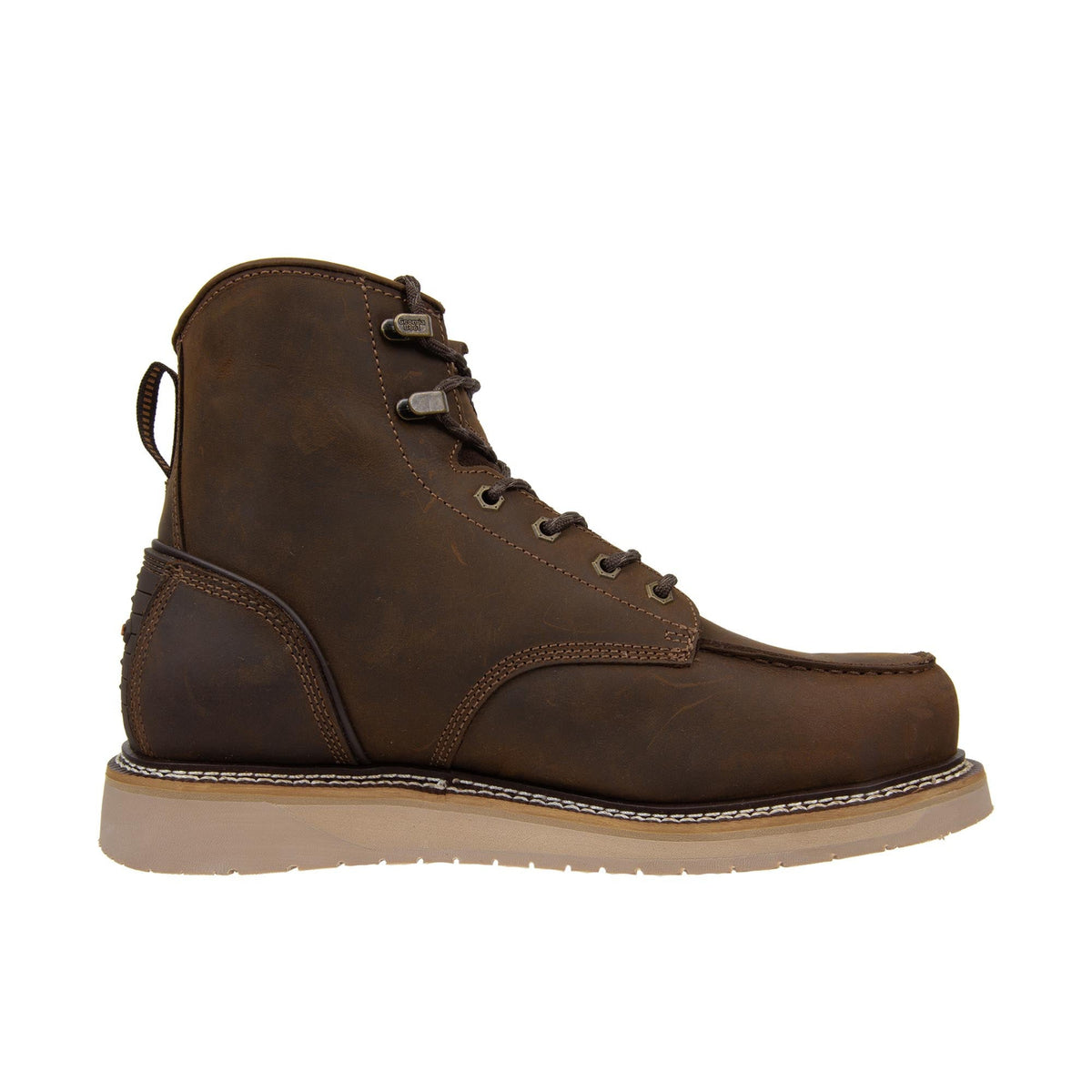Georgia Boot Men's AMP LT Wedge Comp Toe Waterproof Work Boot Work Boots Georgia Boot Brown 10 M