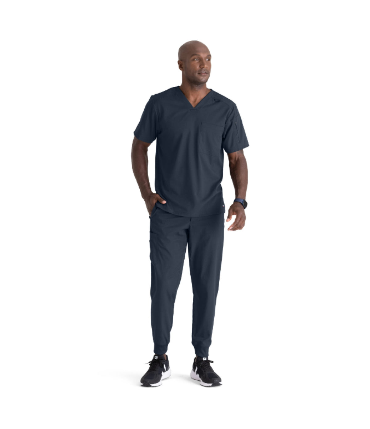 Grey&#39;s Anatomy Men&#39;s Murphy Pocket V-Neck Scrub Top - Work World - Workwear, Work Boots, Safety Gear