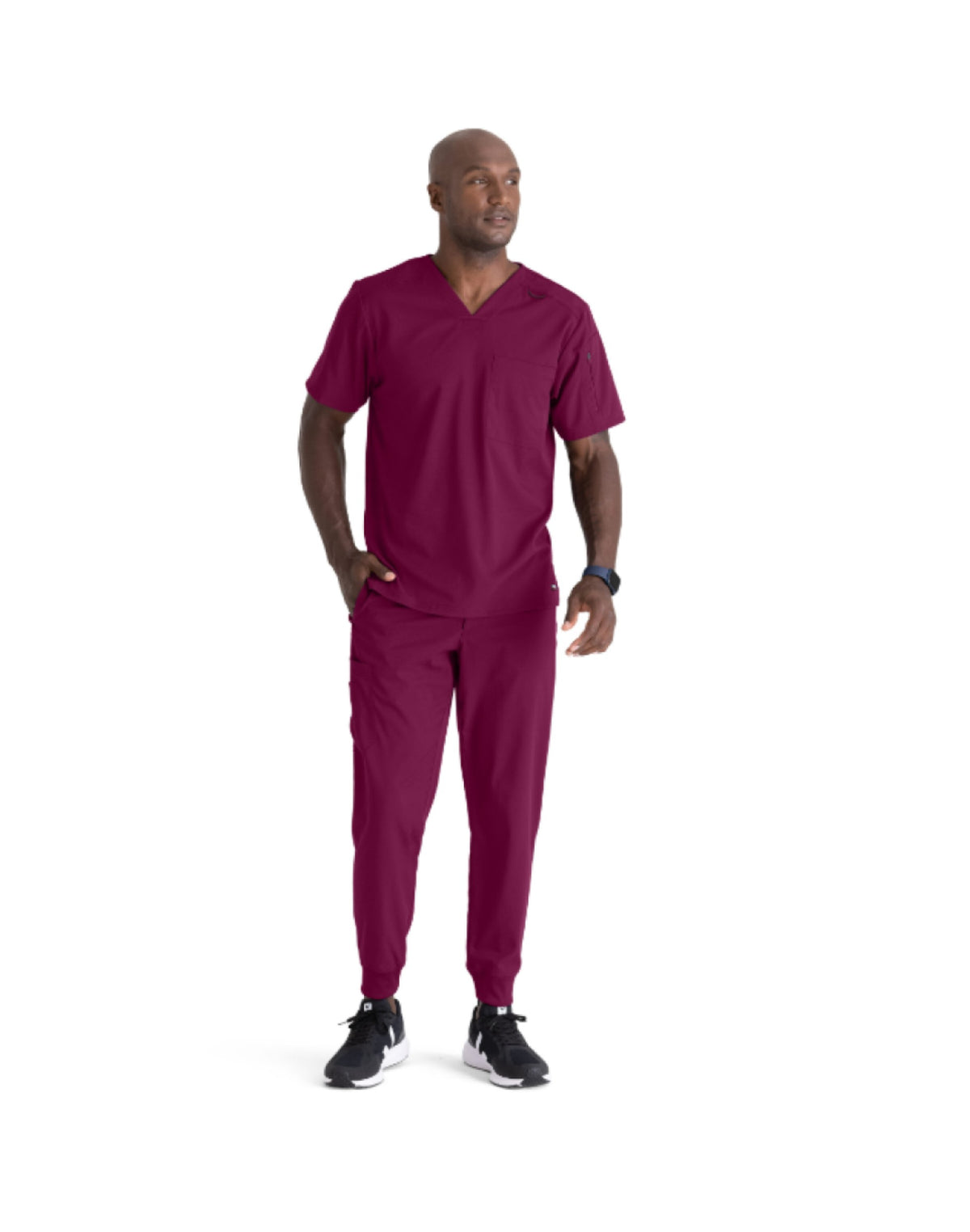 Grey&#39;s Anatomy Men&#39;s Murphy Pocket V-Neck Scrub Top - Work World - Workwear, Work Boots, Safety Gear