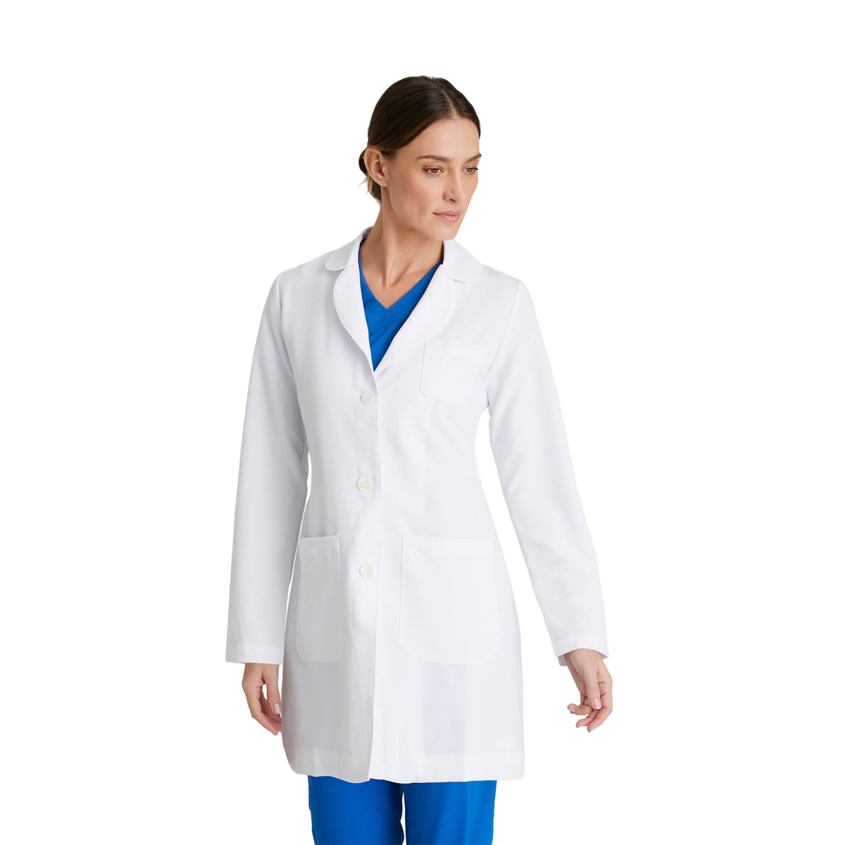 Grey's Anatomy Women's Brooke Lab Coat Jackets & Coats Grey's Anatomy White 2XL Reg