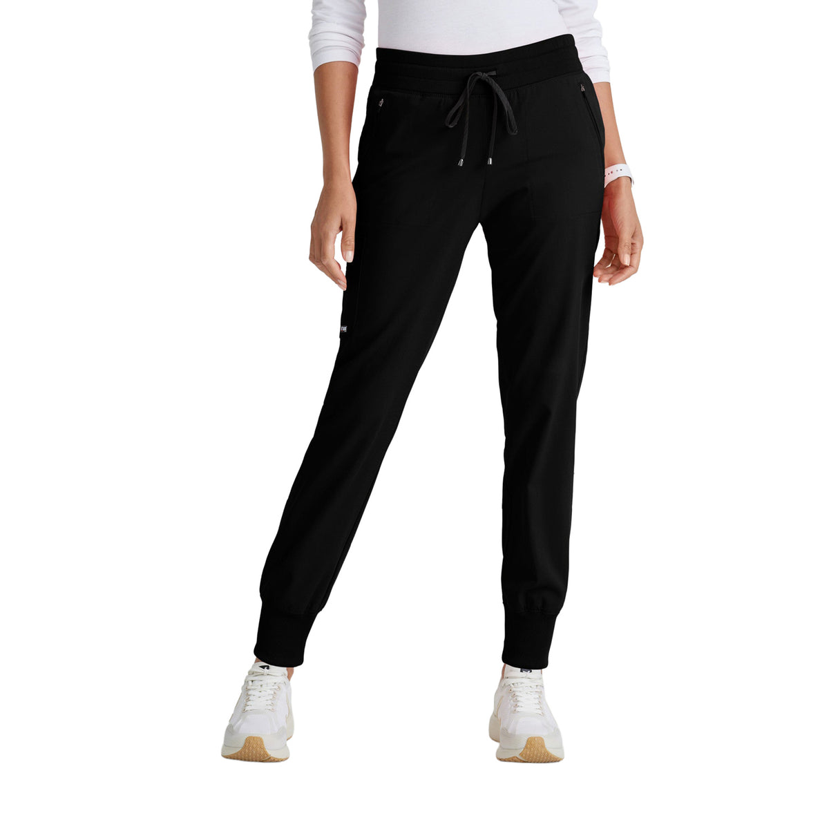 Grey's Anatomy Women's Eden 5 Pocket Scrub Jogger Pant Scrubs Grey's Anatomy Black 2XL Reg