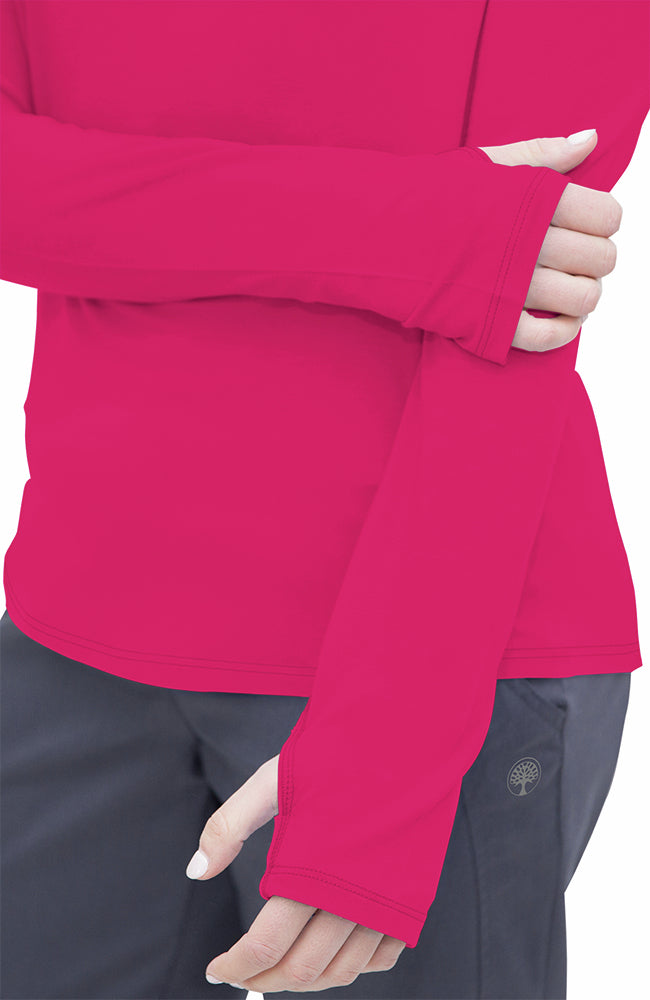 Healing Hands Women&#39;s Mackenzie Solid Long Sleeve Underscrub Shirt - Work World - Workwear, Work Boots, Safety Gear