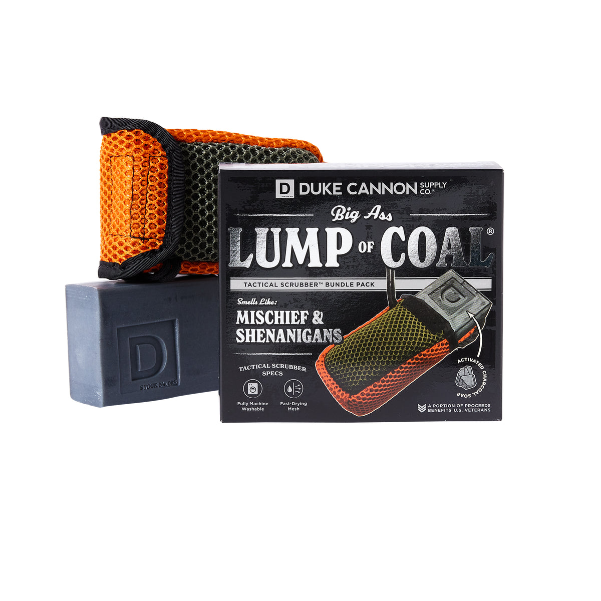 Duke Cannon Lump Of Coal Tactical Scrubber Bundle Pack - Work World - Workwear, Work Boots, Safety Gear