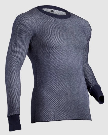 Indera Mills Men's Performance SILVADUR Technology Thermal Top Thermals & Underwear Indera Mills Navy Blue 2XL Reg