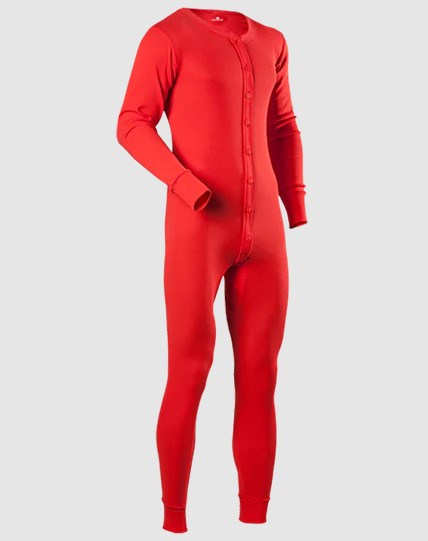 Indera Mills Men's Traditional Rib Knit Union Suit Thermals & Underwear Indera Mills