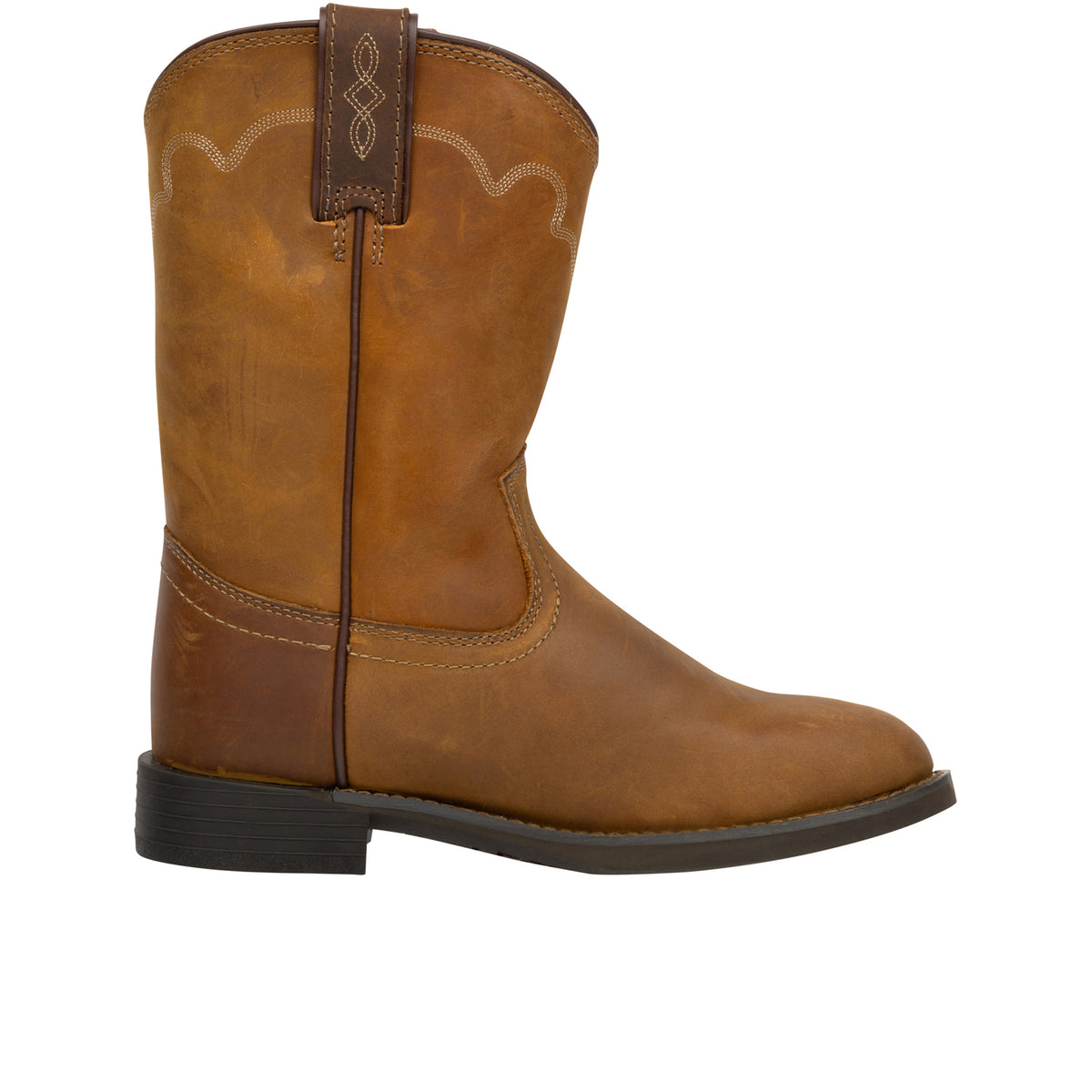 Justin Boots Men's Jeb 10" Roper Western Boot Western Boots Justin Boots Tan Apache 10 2E