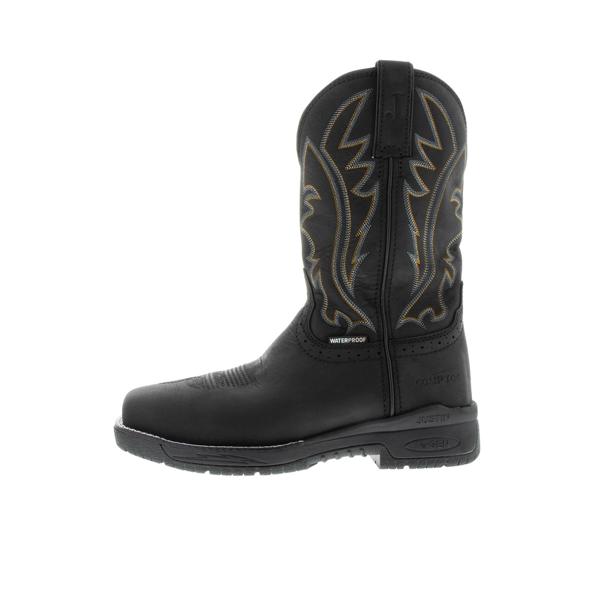 Justin Boots Men's Nitread 11" Waterproof Nano Comp Toe Work Boot Work Boots Justin Boots