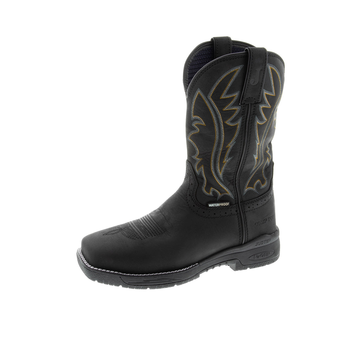 Justin Boots Men's Nitread 11" Waterproof Nano Comp Toe Work Boot Work Boots Justin Boots
