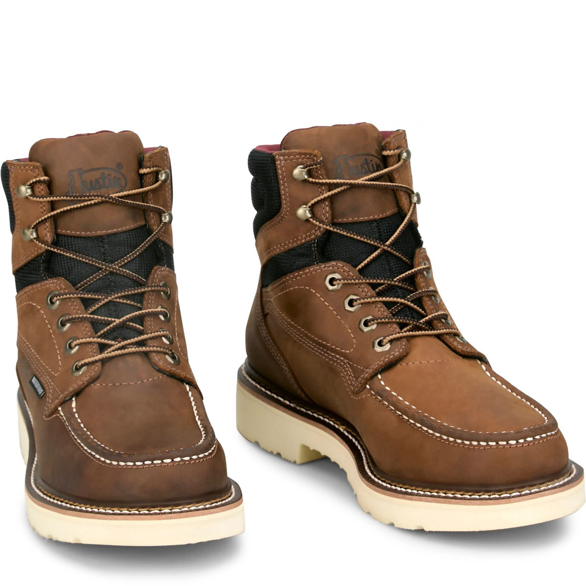 Justin Boots Men's Bristol 6" Waterproof Soft Toe Work Boot Work Boots Justin Boots