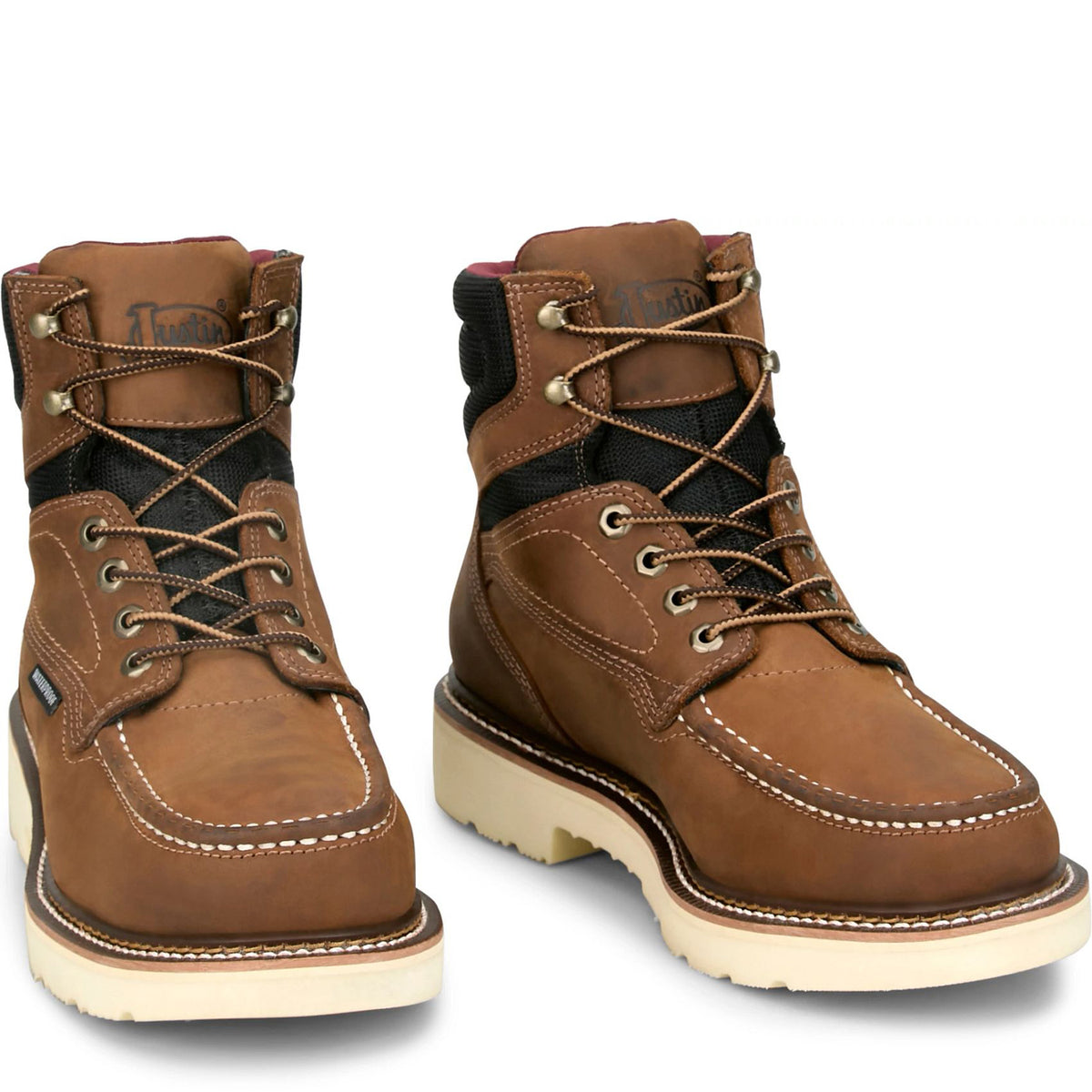 Justin Boots Men's Bristol 6" Waterproof Steel Toe Work Boot Work Boots Justin Boots