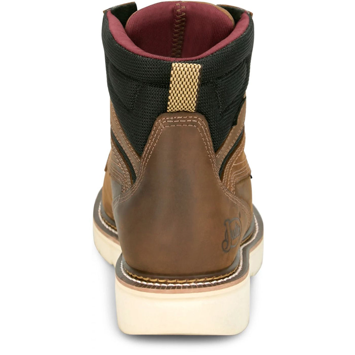 Justin Boots Men's Bristol 6" Waterproof Steel Toe Work Boot Work Boots Justin Boots