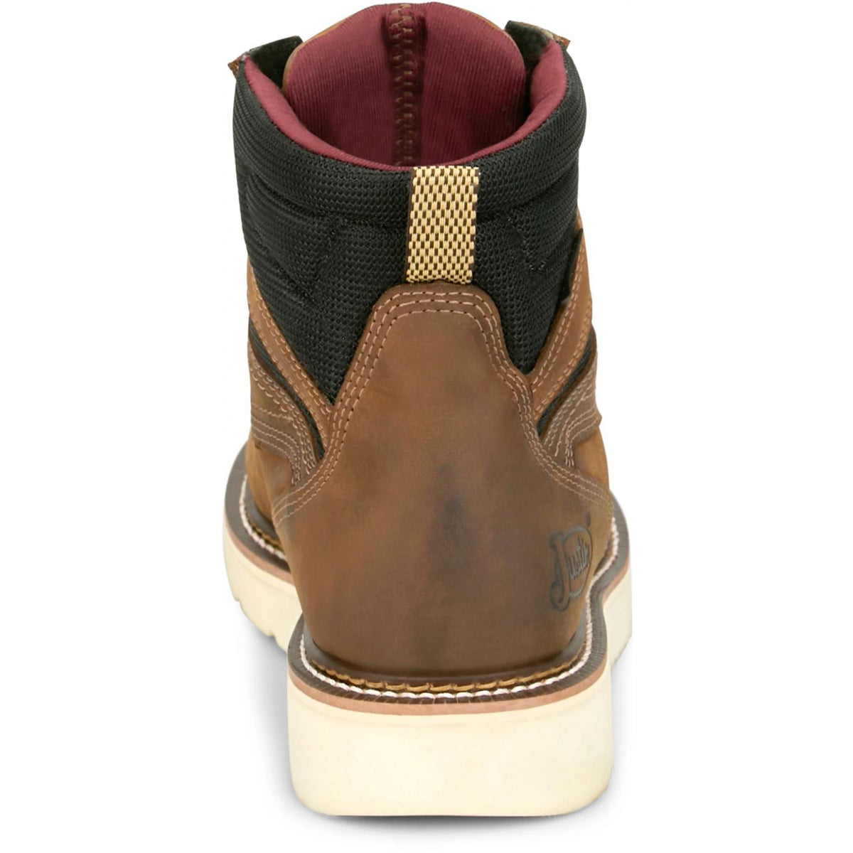 Justin Boots Men's Garren 6" Waterproof Steel Toe Work Boot Work Boots Justin Boots