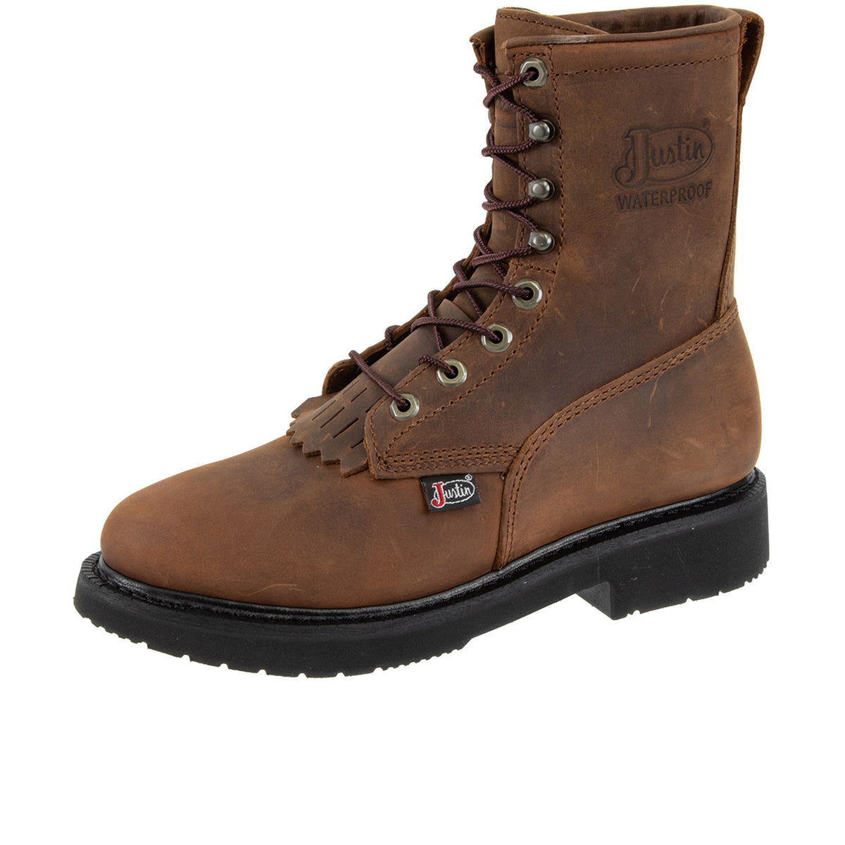 Justin Boots Men's Livestock 8" Waterproof Work Boot Work Boots Justin Boots