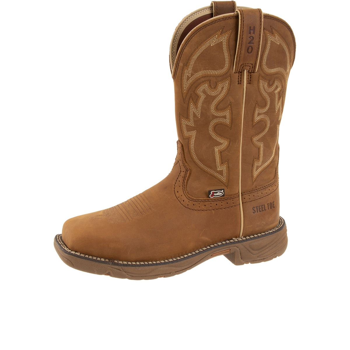 Justin Boots Men's Rush 11" Waterproof Steel Toe Work Boot Work Boots Justin Boots