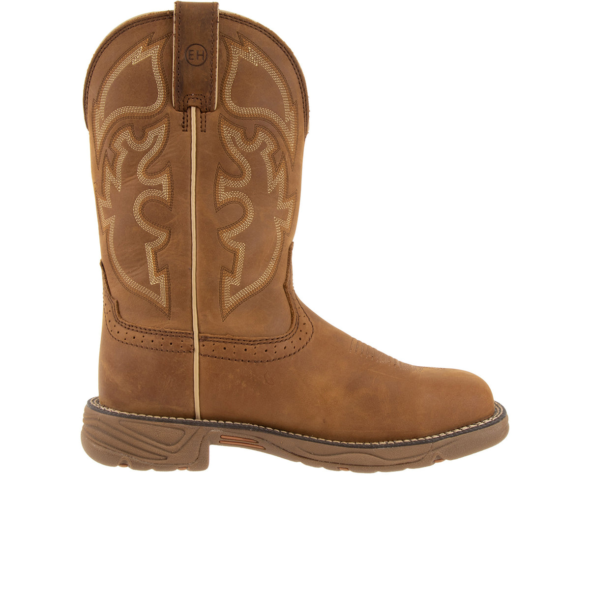 Justin Boots Men's Rush 11" Waterproof Steel Toe Work Boot Work Boots Justin Boots Saddle Tan 10 2E