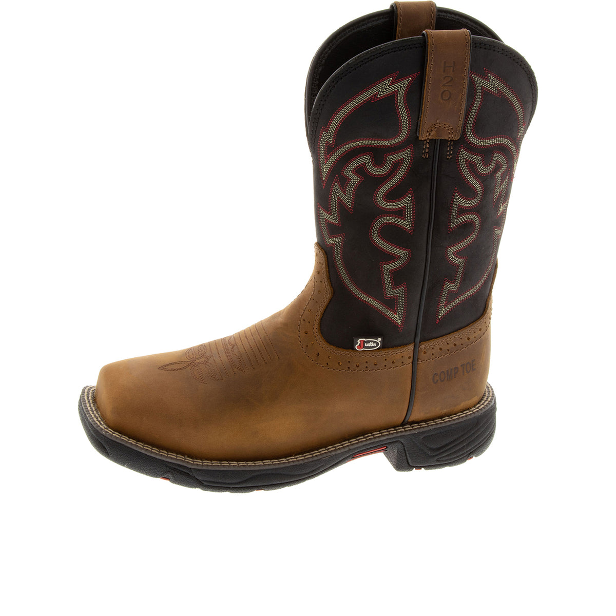 Justin Boots Men's Rush 11" Waterproof Comp Toe Work Boot Work Boots Justin Boots