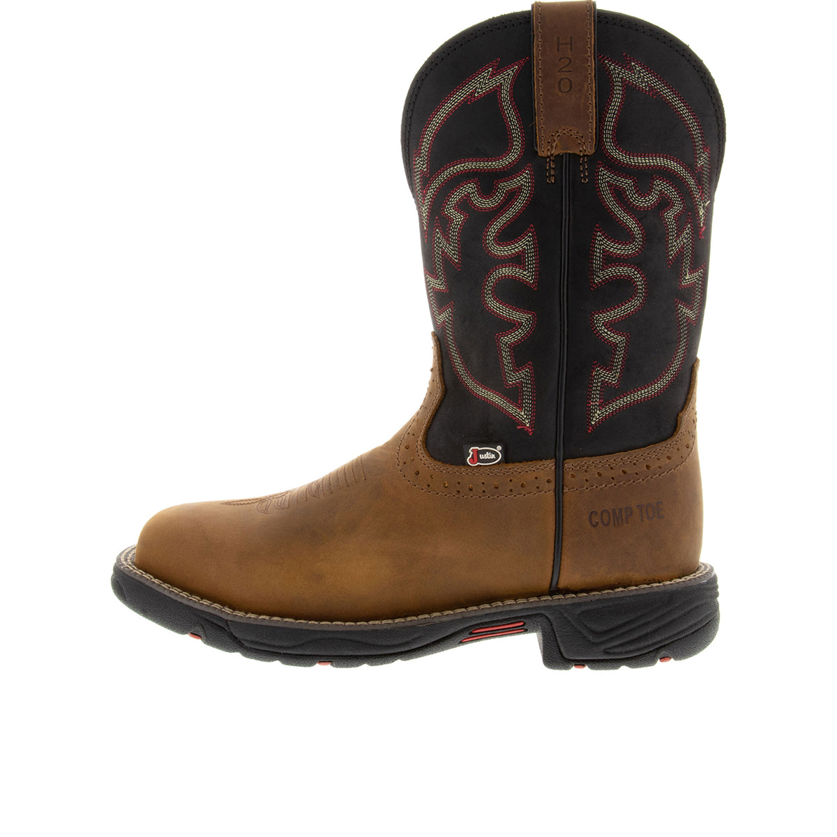 Justin Boots Men's Rush 11" Waterproof Comp Toe Work Boot Work Boots Justin Boots