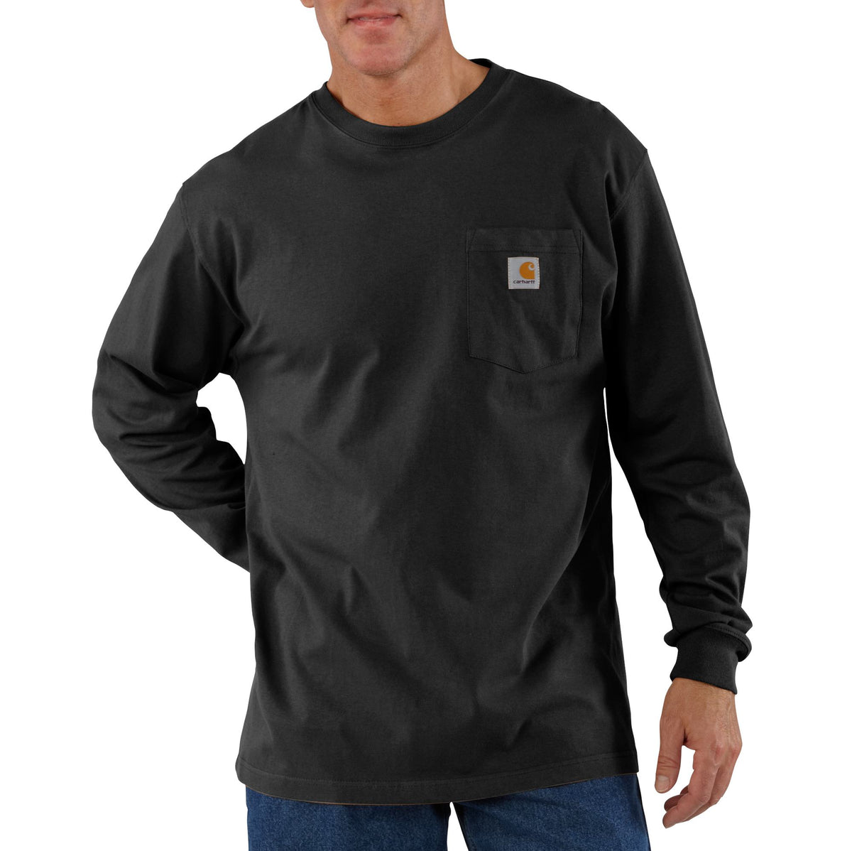 Carhartt Men's Long Sleeve Pocket T-Shirt - Work World - Workwear, Work Boots, Safety Gear