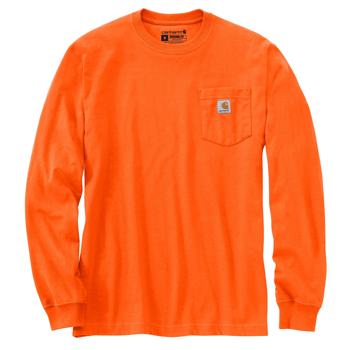Carhartt Men's Long Sleeve Pocket T-Shirt - Work World - Workwear, Work Boots, Safety Gear