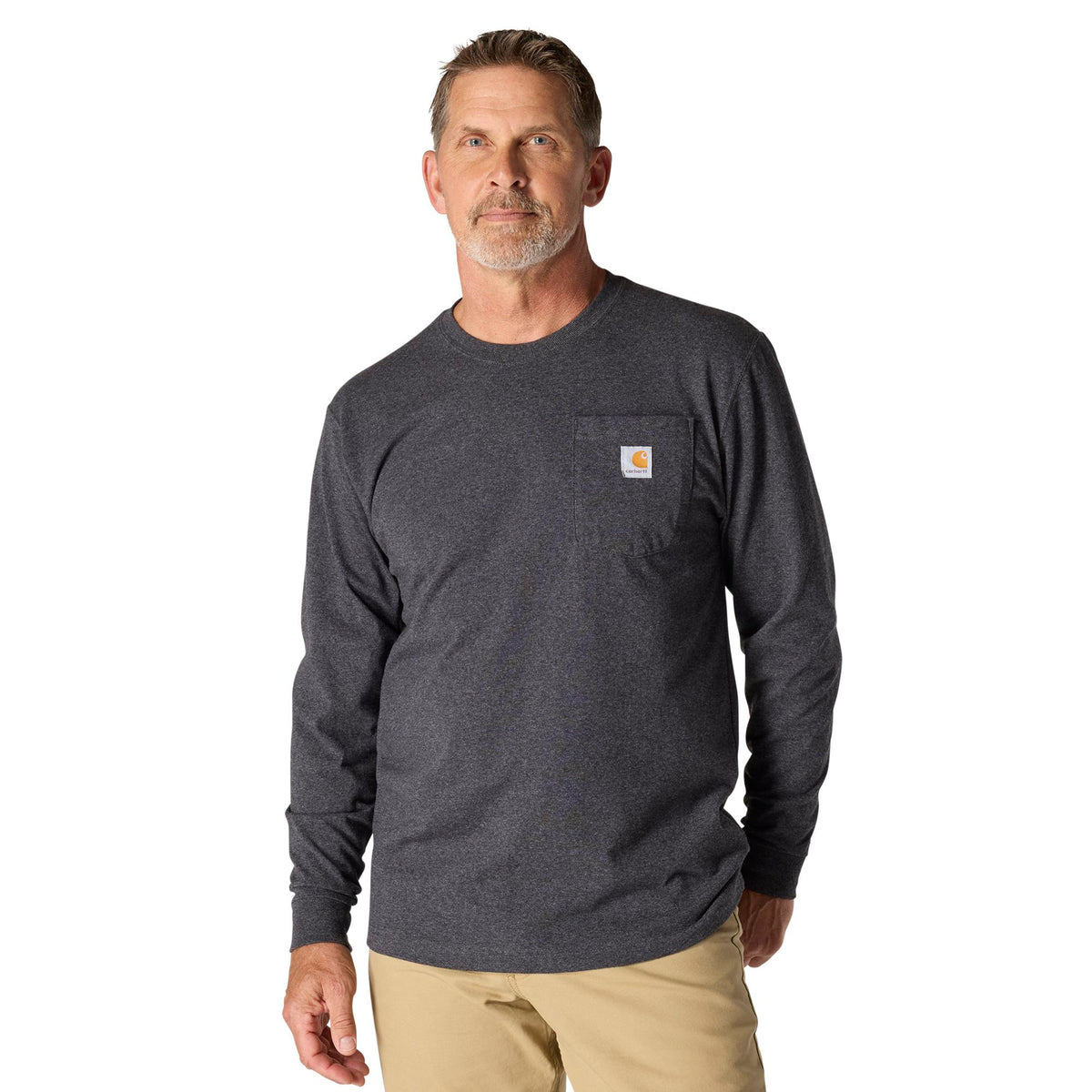 Carhartt Men's Long Sleeve Pocket T-Shirt - Work World - Workwear, Work Boots, Safety Gear