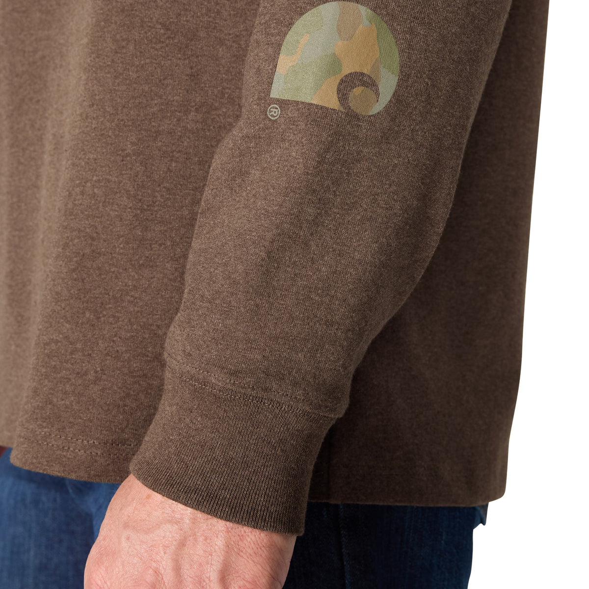 Carhartt Men's Signature Logo Long Sleeve T-Shirt Long Sleeve T-Shirts Carhartt