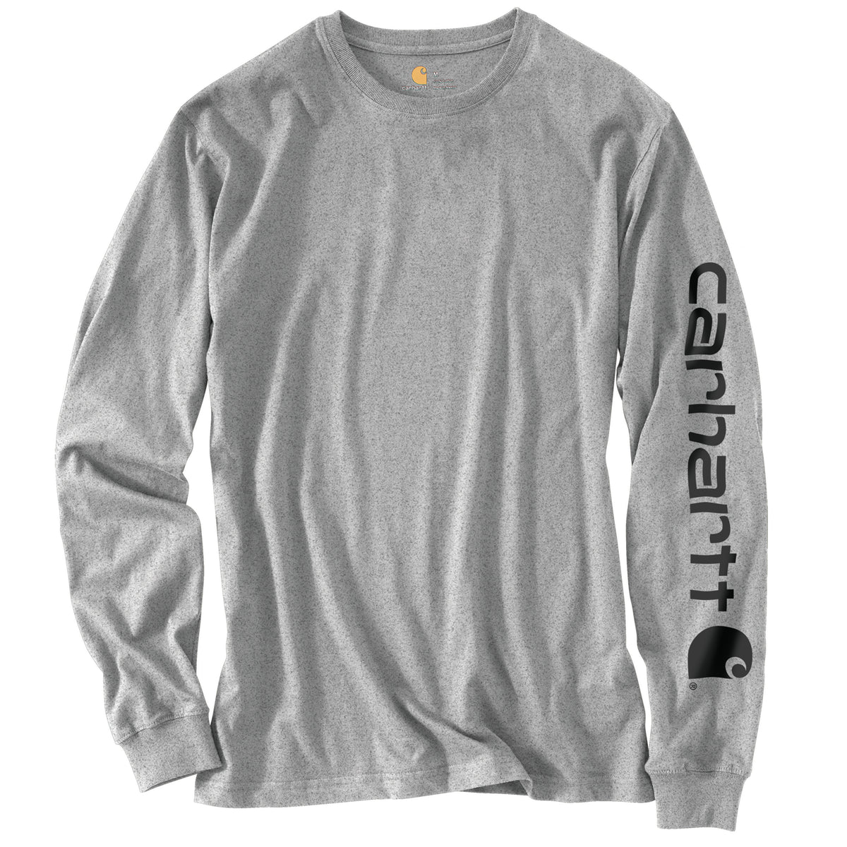 Carhartt Men's Signature Logo Long Sleeve T-Shirt - Work World - Workwear, Work Boots, Safety Gear