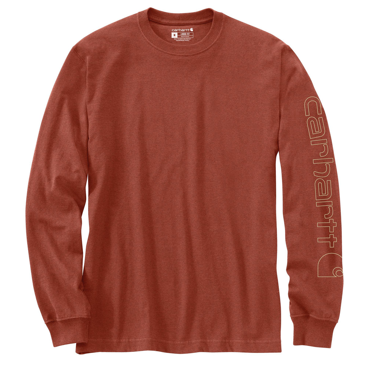 Carhartt Men's Signature Logo Long Sleeve T-Shirt - Work World - Workwear, Work Boots, Safety Gear