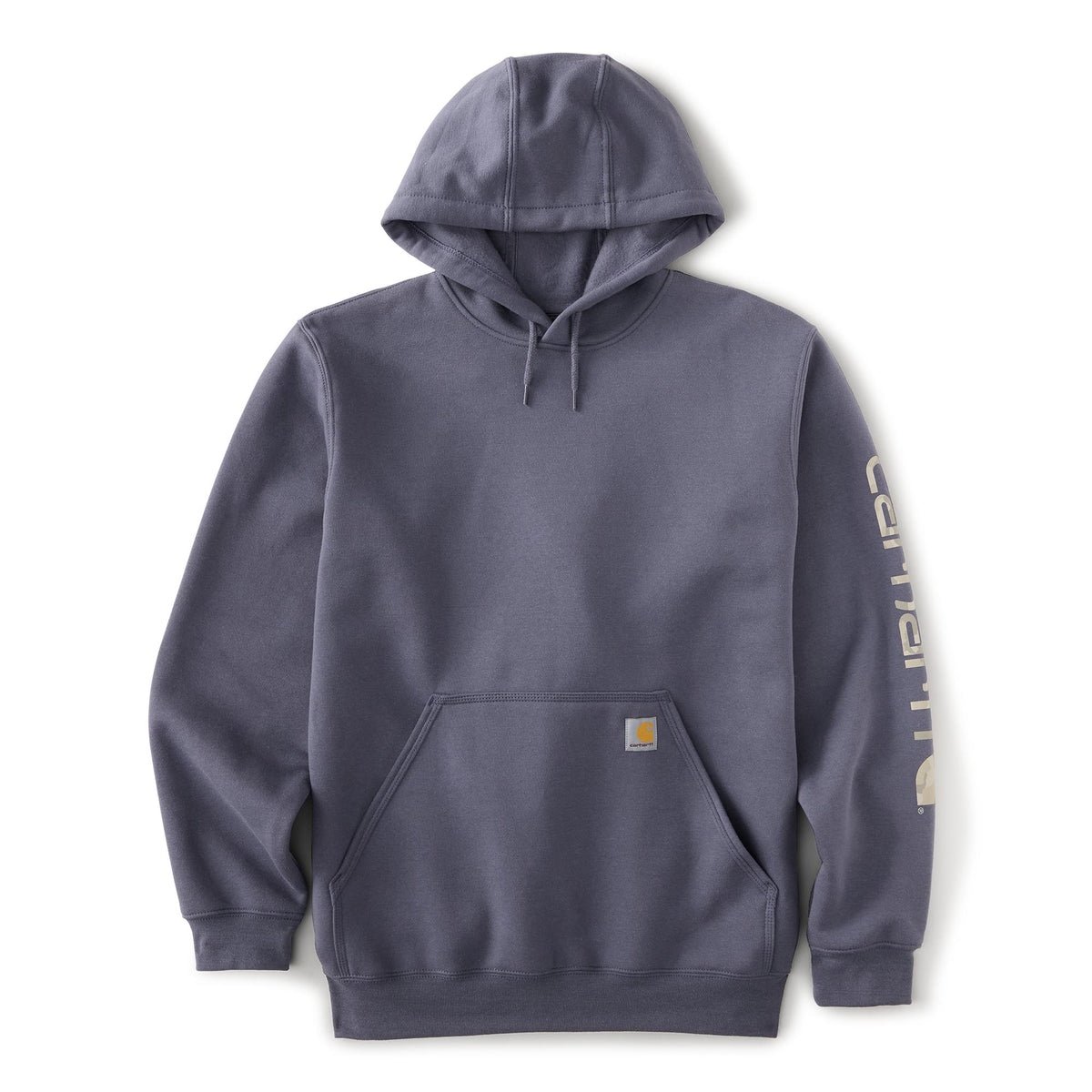 Carhartt Men's Signature Logo Hooded Pullover Sweatshirt