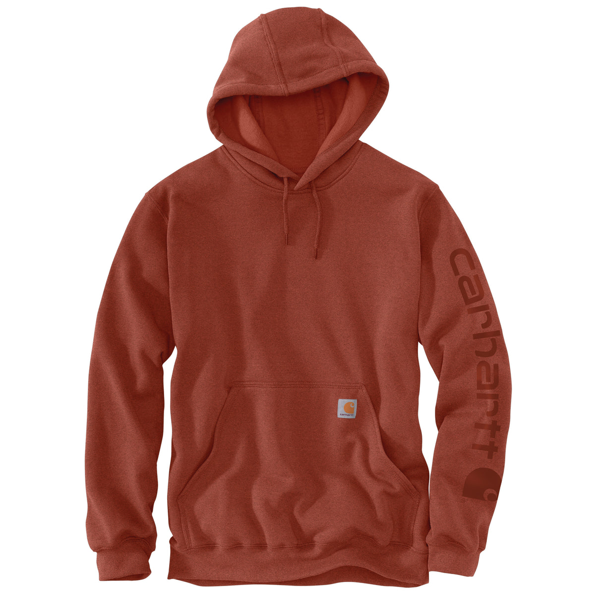 Carhartt Men's Signature Logo Hooded Pullover Sweatshirt
