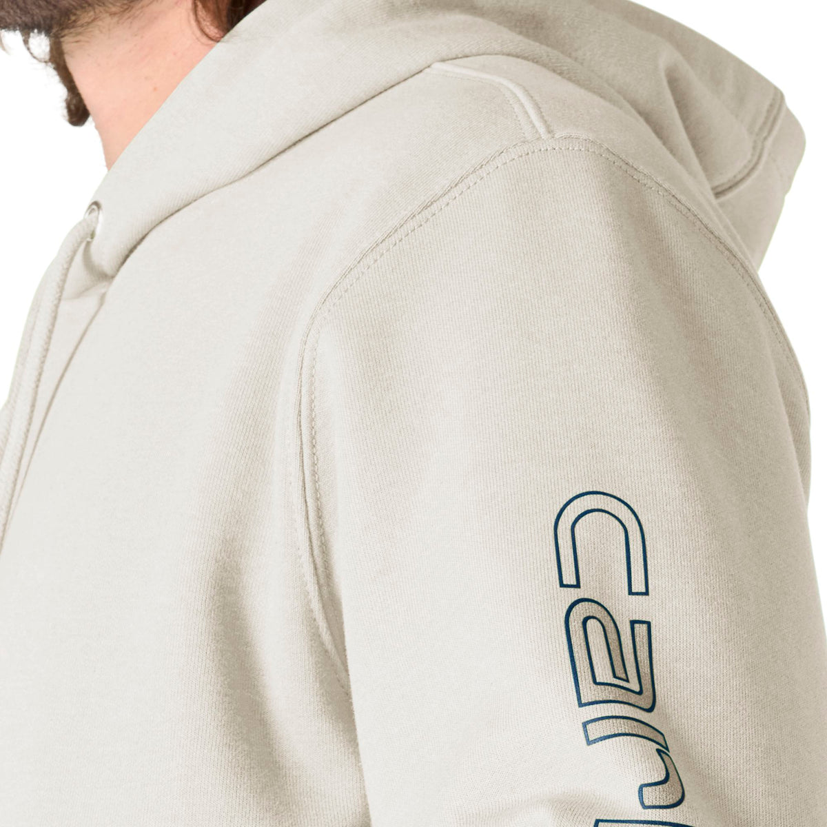 Carhartt Men's Signature Logo Hooded Pullover Sweatshirt