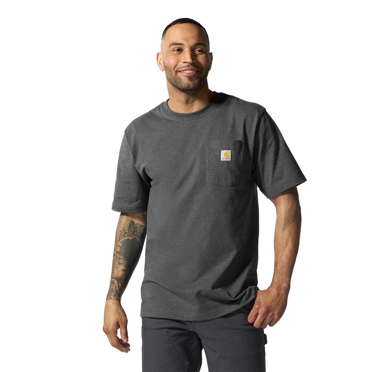 Carhartt Men's Loose Fit Heavyweight Short-Sleeve Pocket T-Shirt - Work World - Workwear, Work Boots, Safety Gear