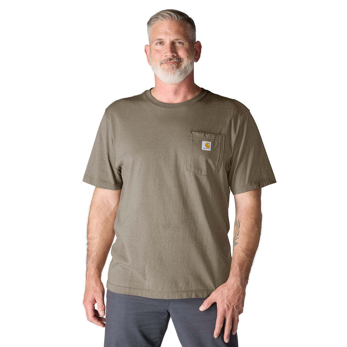 Carhartt Men's Loose Fit Heavyweight Short-Sleeve Pocket T-Shirt - Work World - Workwear, Work Boots, Safety Gear