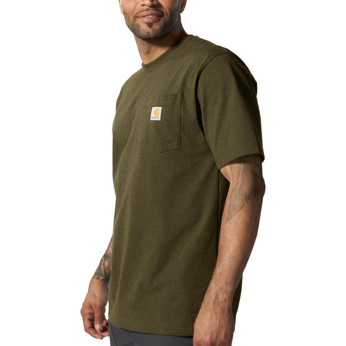 Carhartt Men's Loose Fit Heavyweight Short-Sleeve Pocket T-Shirt