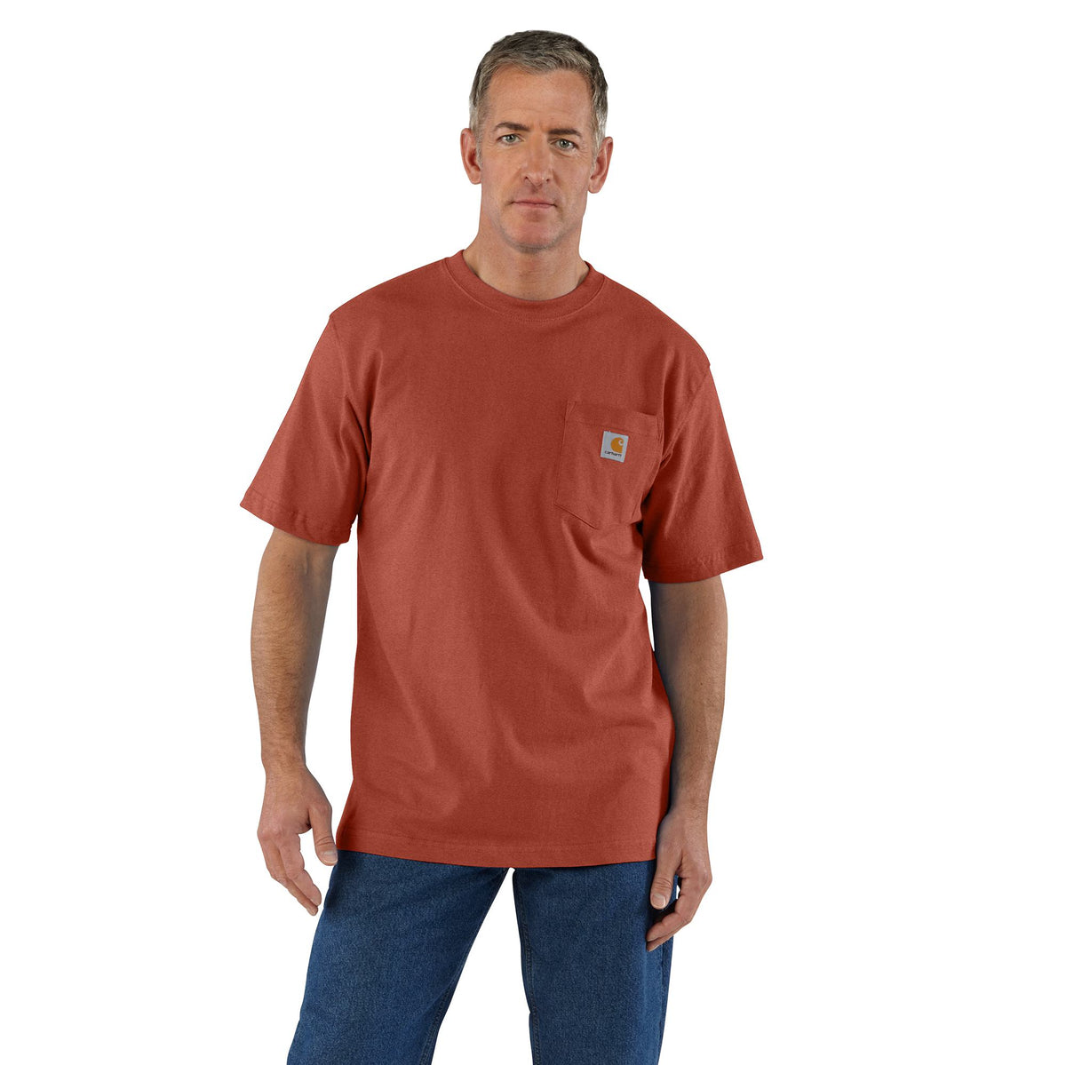 Carhartt Men's Loose Fit Heavyweight Short-Sleeve Pocket T-Shirt