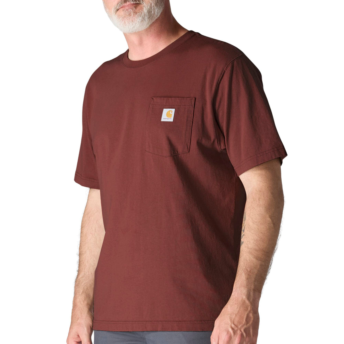 Carhartt Men's Loose Fit Heavyweight Short-Sleeve Pocket T-Shirt