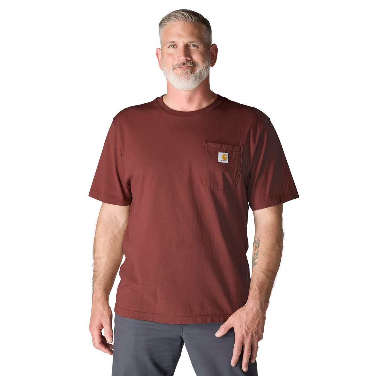 Carhartt Men's Loose Fit Heavyweight Short-Sleeve Pocket T-Shirt