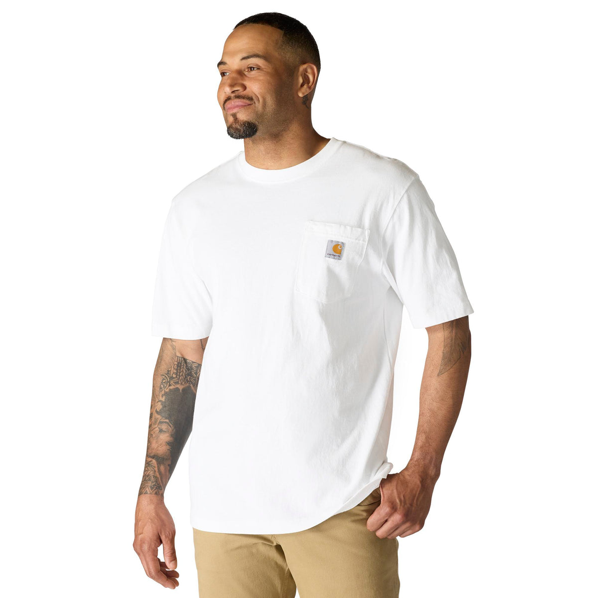 Carhartt Men's Loose Fit Heavyweight Short-Sleeve Pocket T-Shirt