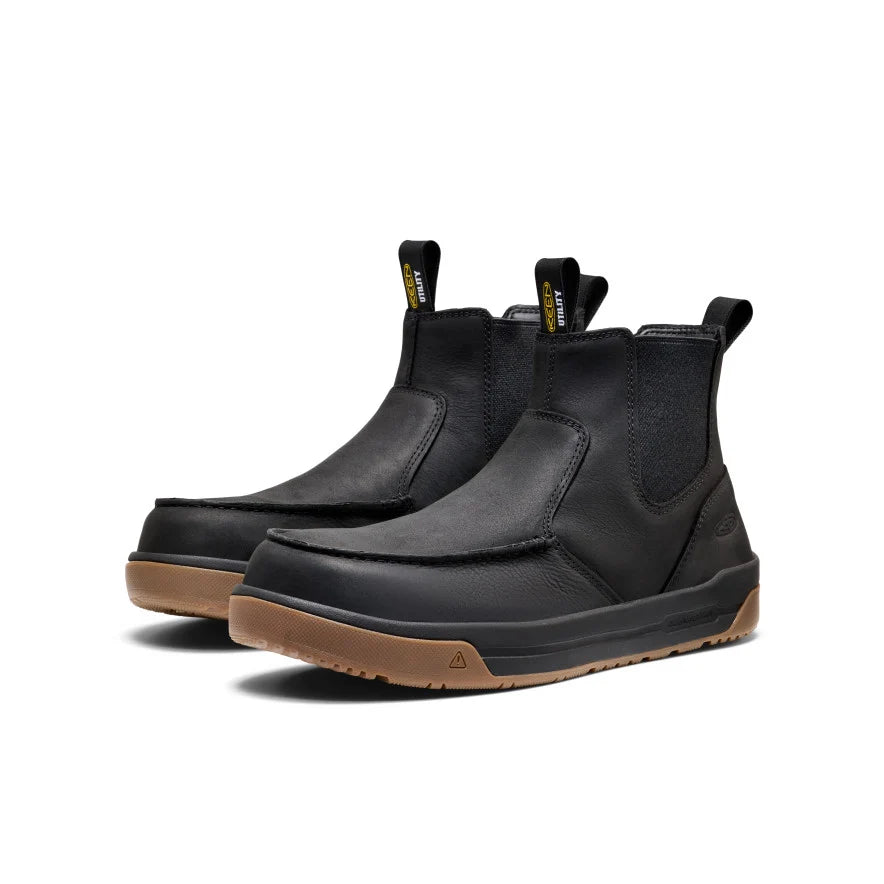KEEN Utility Men's Gibson 4.5" Water Resistant Carbon Toe Chelsea Boot