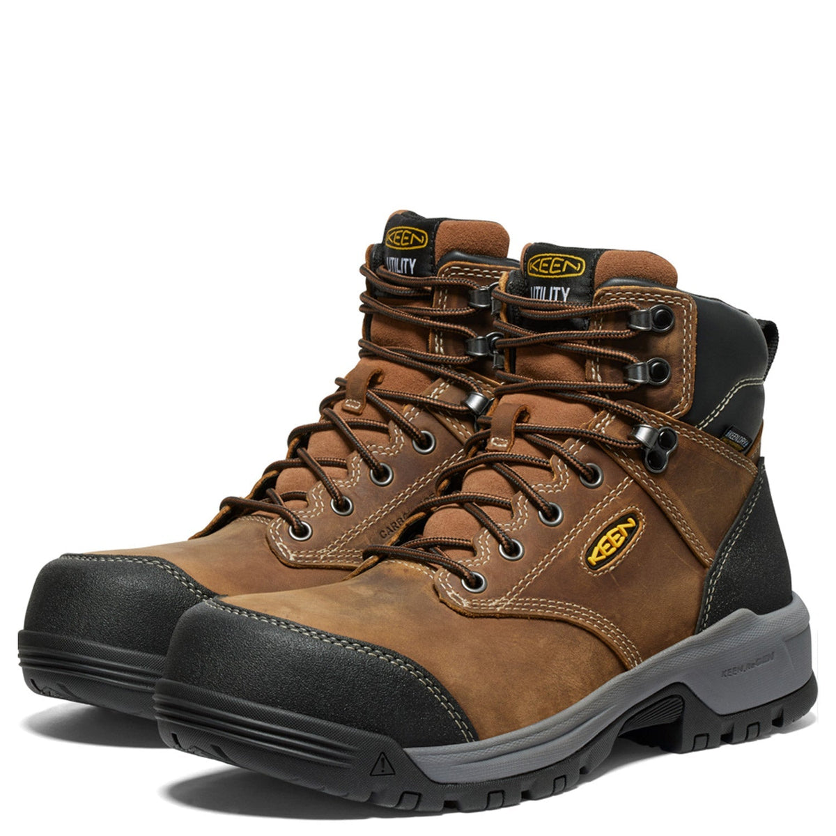 KEEN Utility Men's Evanston 6" Waterproof EH Carbon Toe Work Boot Work Boots KEEN Utility