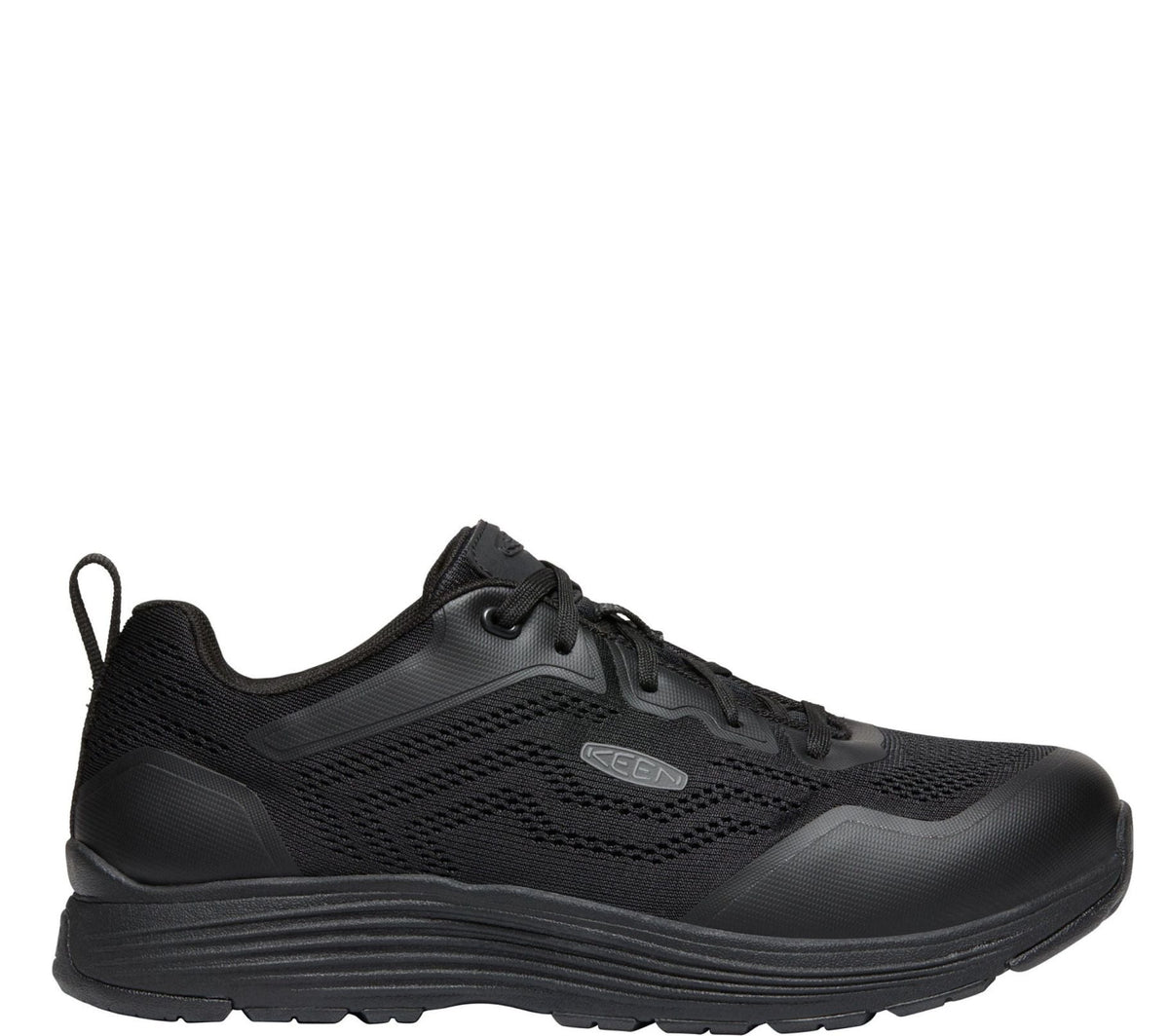 KEEN Utility Men's Sparta II Aluminum Toe Work Shoe Work Boots KEEN Utility Black/Black 10 2E