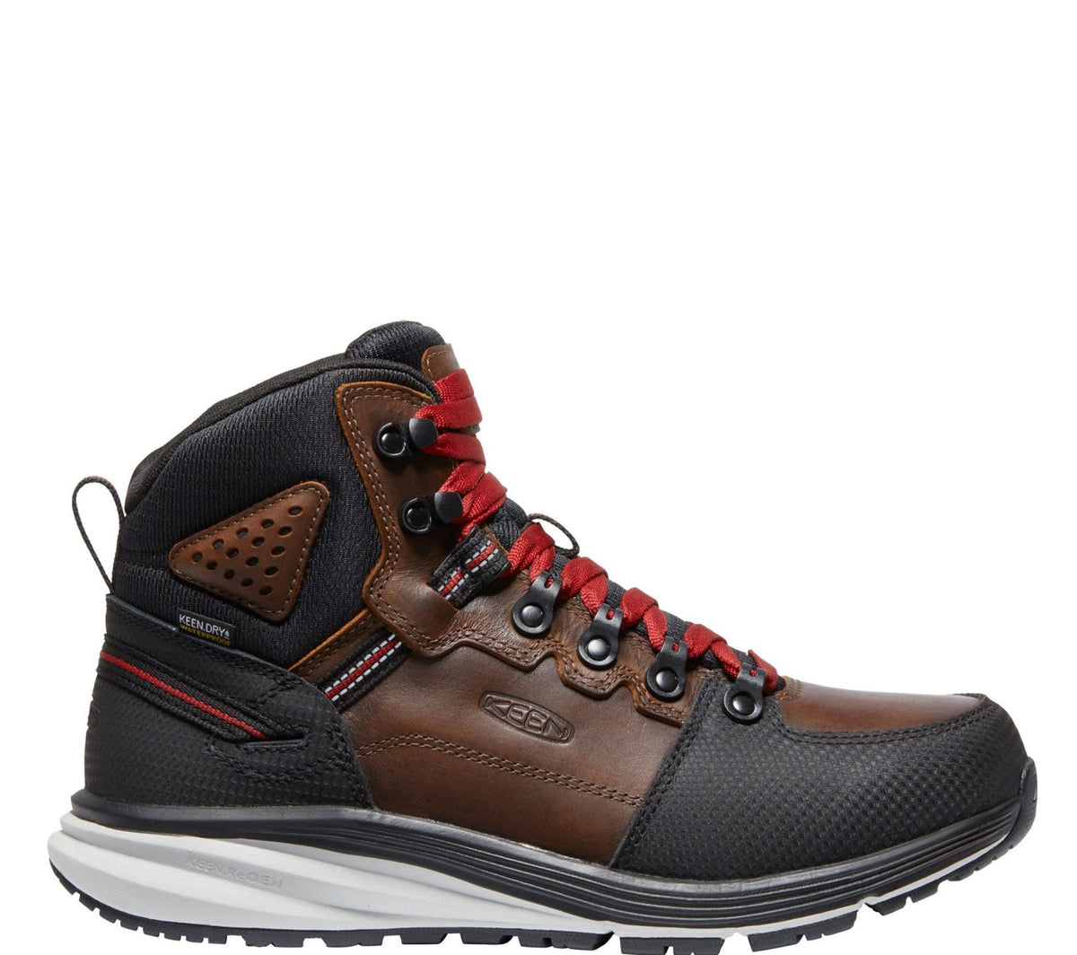 KEEN Utility Men&#39;s Red Hook Waterproof Soft Toe Work Boot - Work World - Workwear, Work Boots, Safety Gear