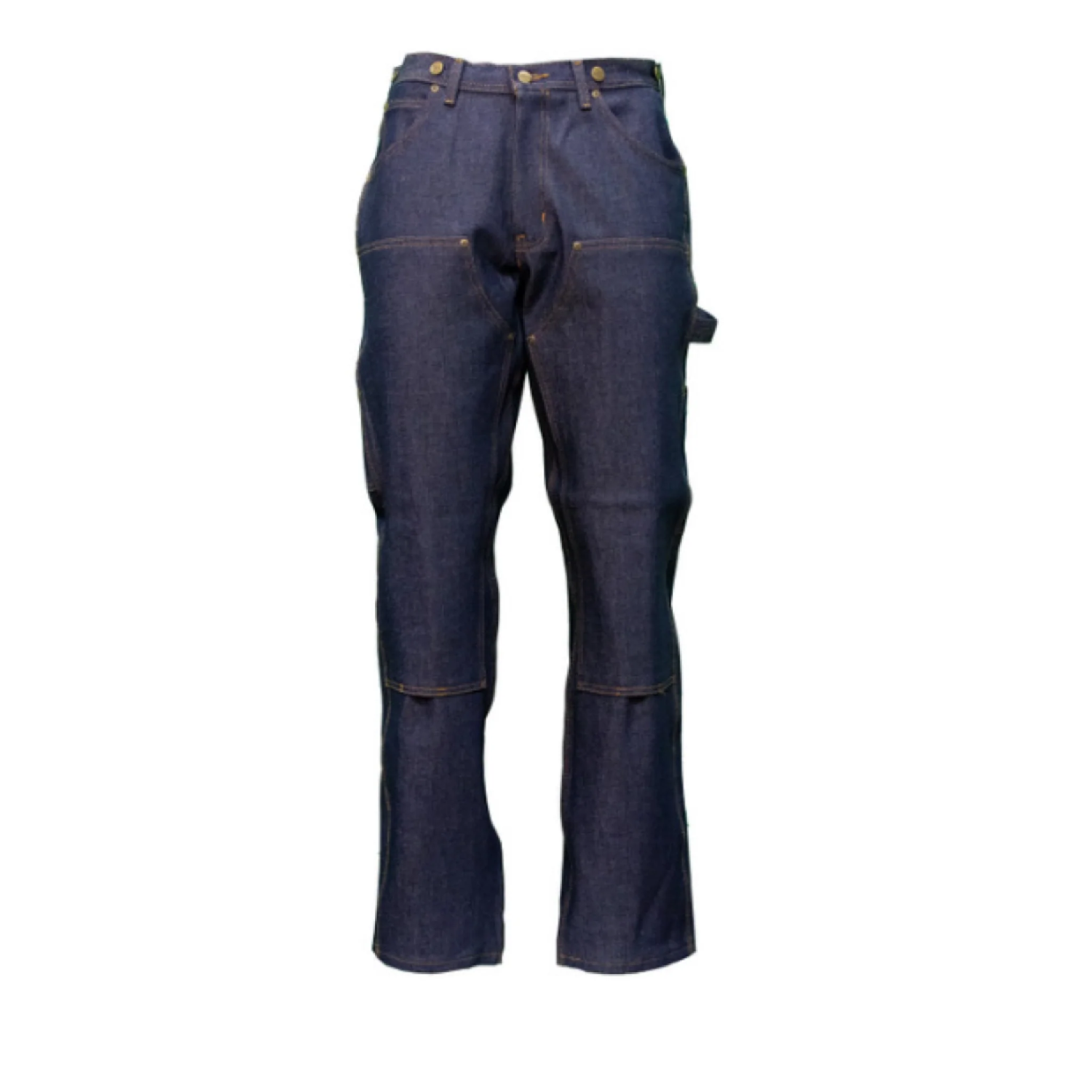 パンツ Double front effect denim pants Double front effect denim pants