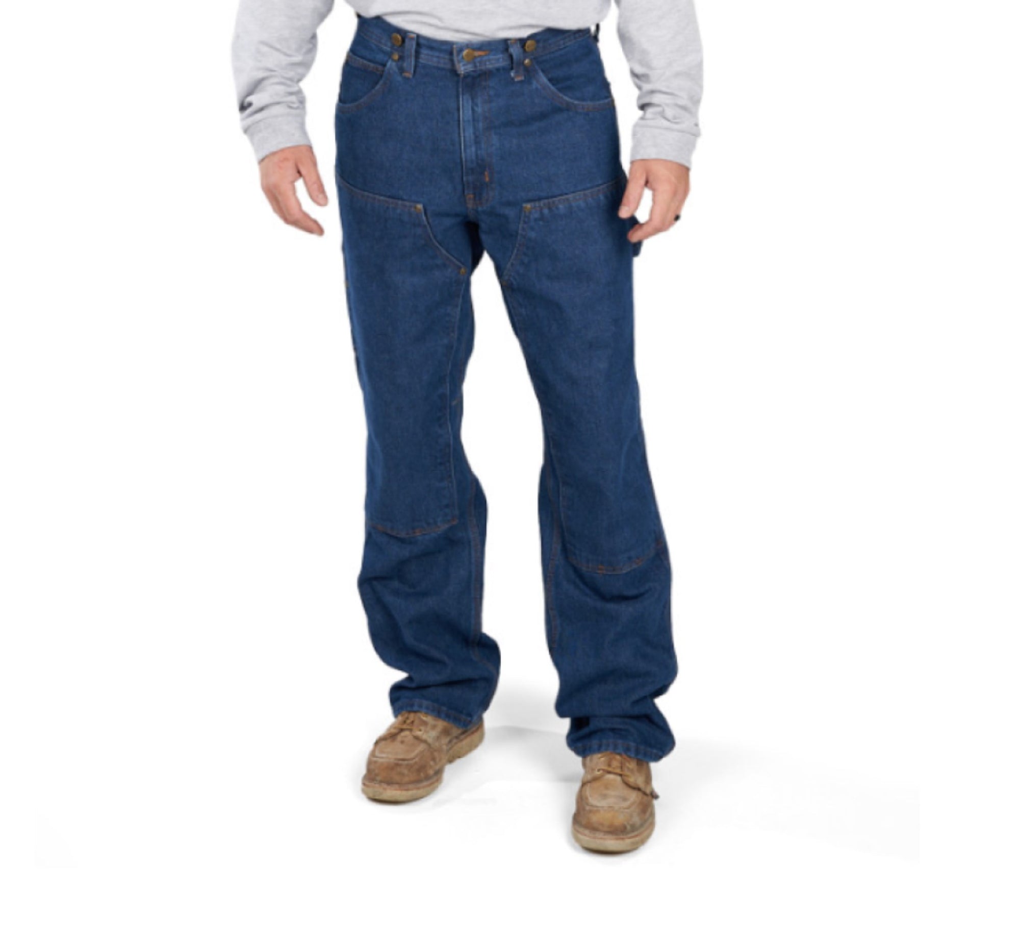 KEY Men's Double Front Logger Dungaree Jean - Work World - Workwear, Work Boots, Safety Gear