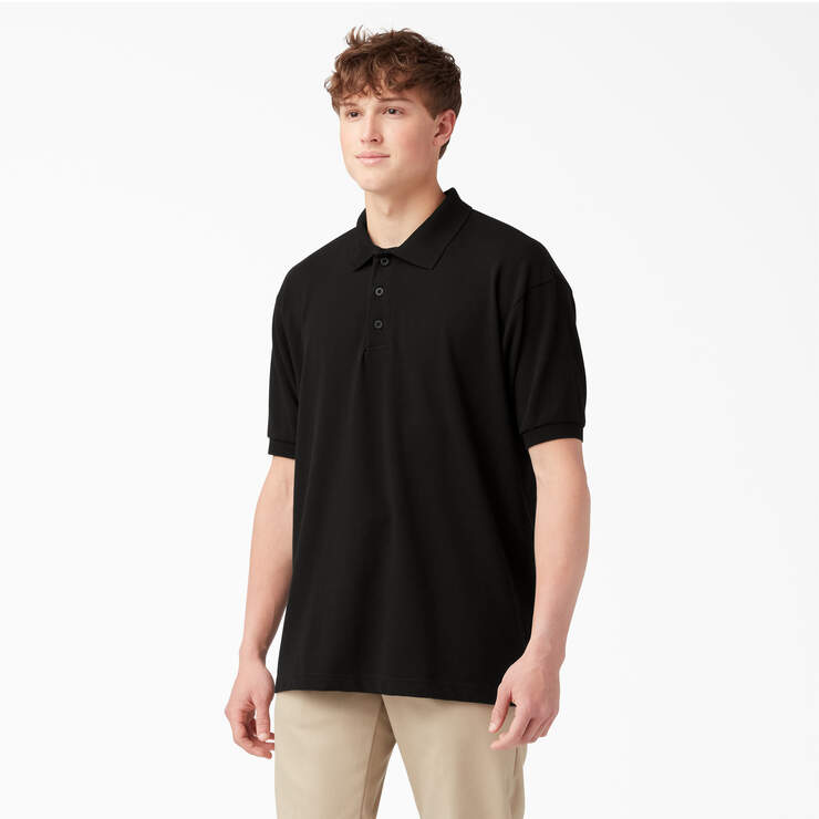 Dickies Men&#39;s Pique Short Sleeve Polo - Work World - Workwear, Work Boots, Safety Gear