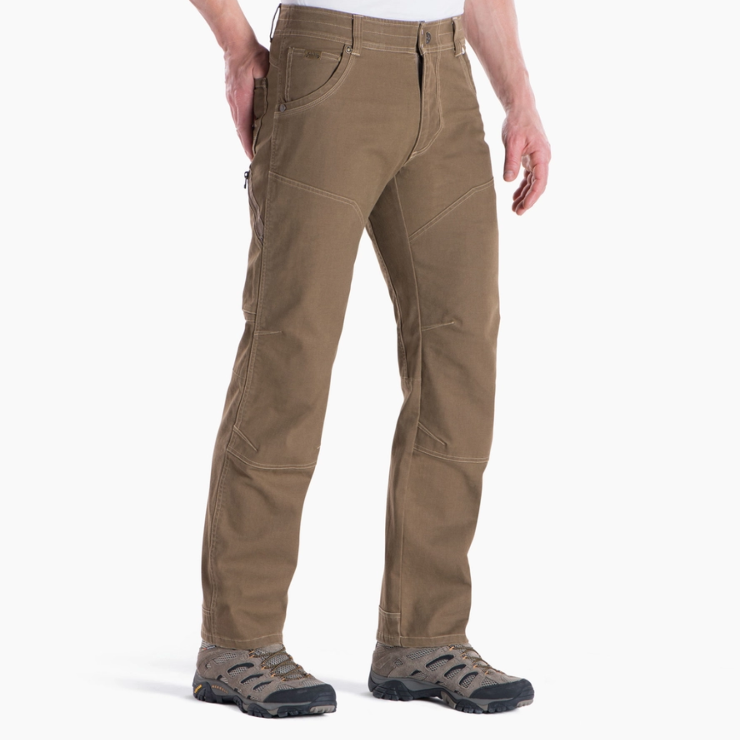 KÜHL Men's The Law Full Fit Pant Pants KUHL Dark Khaki 28 30 Inseam