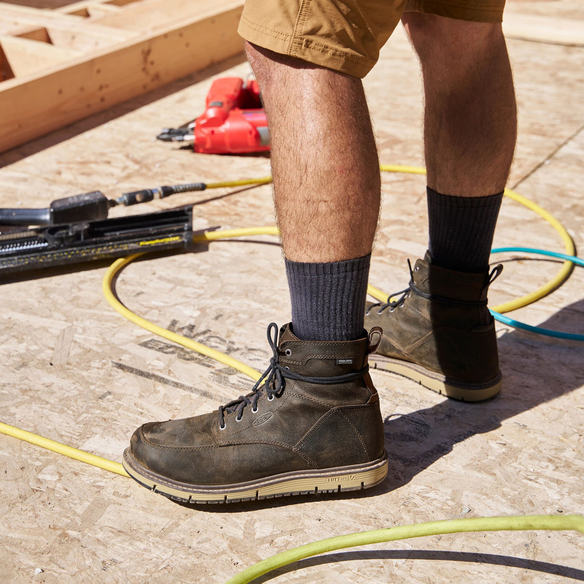 KEEN Utility Men&#39;s San Jose 6&quot; Waterproof Soft Toe Work Boot - Work World - Workwear, Work Boots, Safety Gear