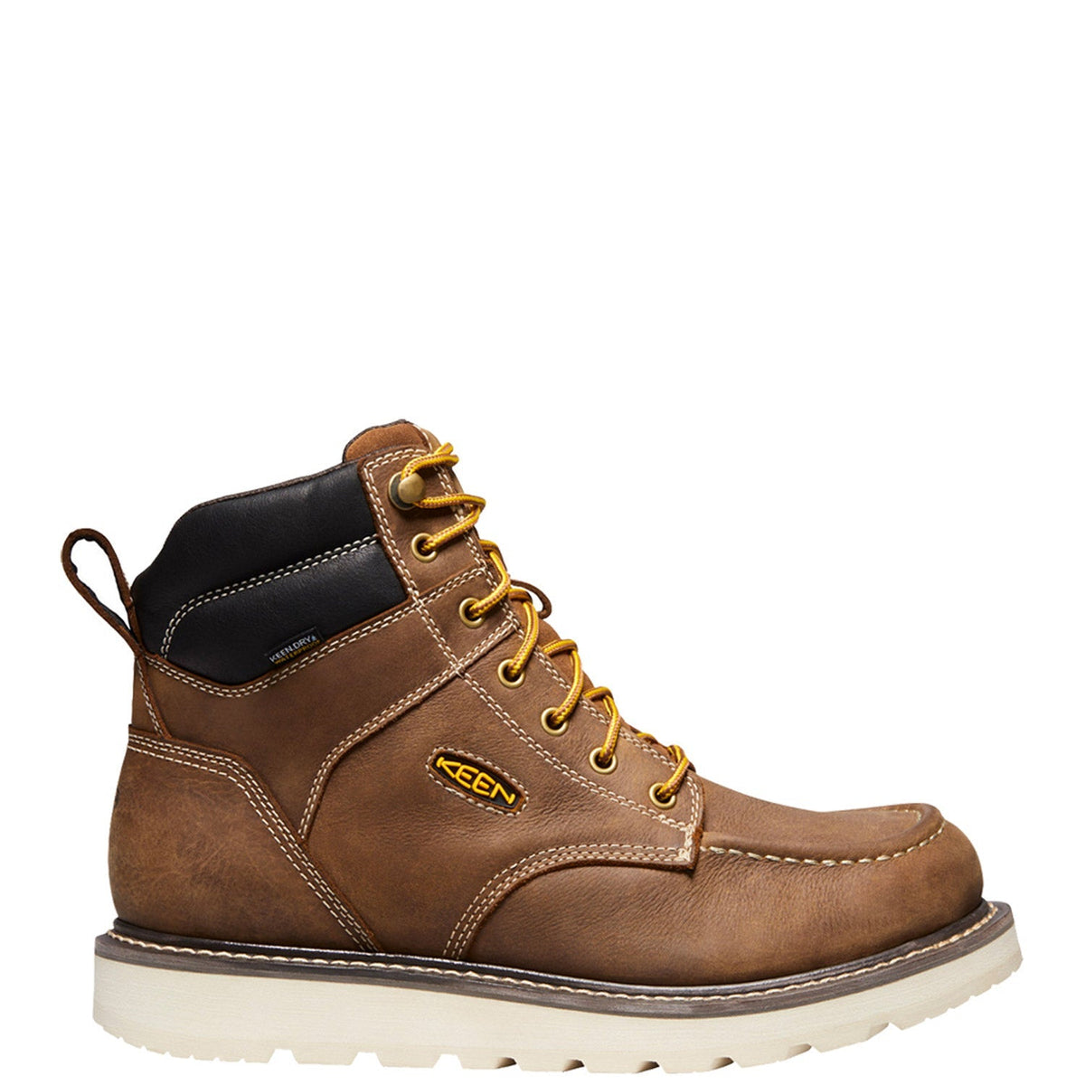 KEEN Utility Men's Cincinnati 6" Waterproof Soft Toe Work Boot Work Boots KEEN Utility Belgian/Sandshell 10 2E