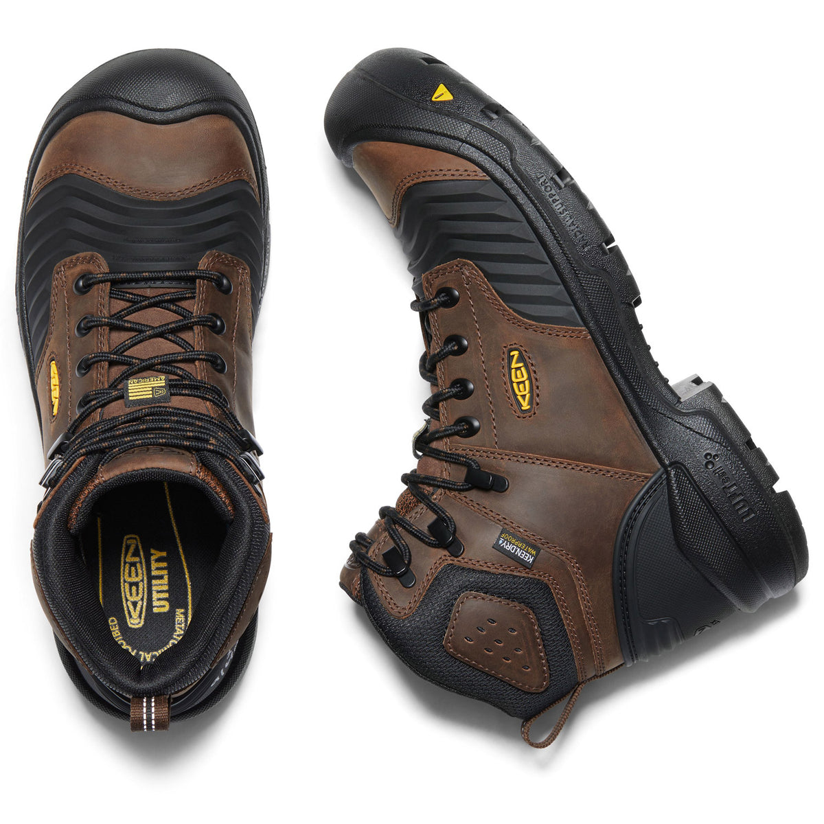 KEEN Utility Men&#39;s Portland 6&quot; Waterproof Carbon Fiber Toe Work Boot - Work World - Workwear, Work Boots, Safety Gear
