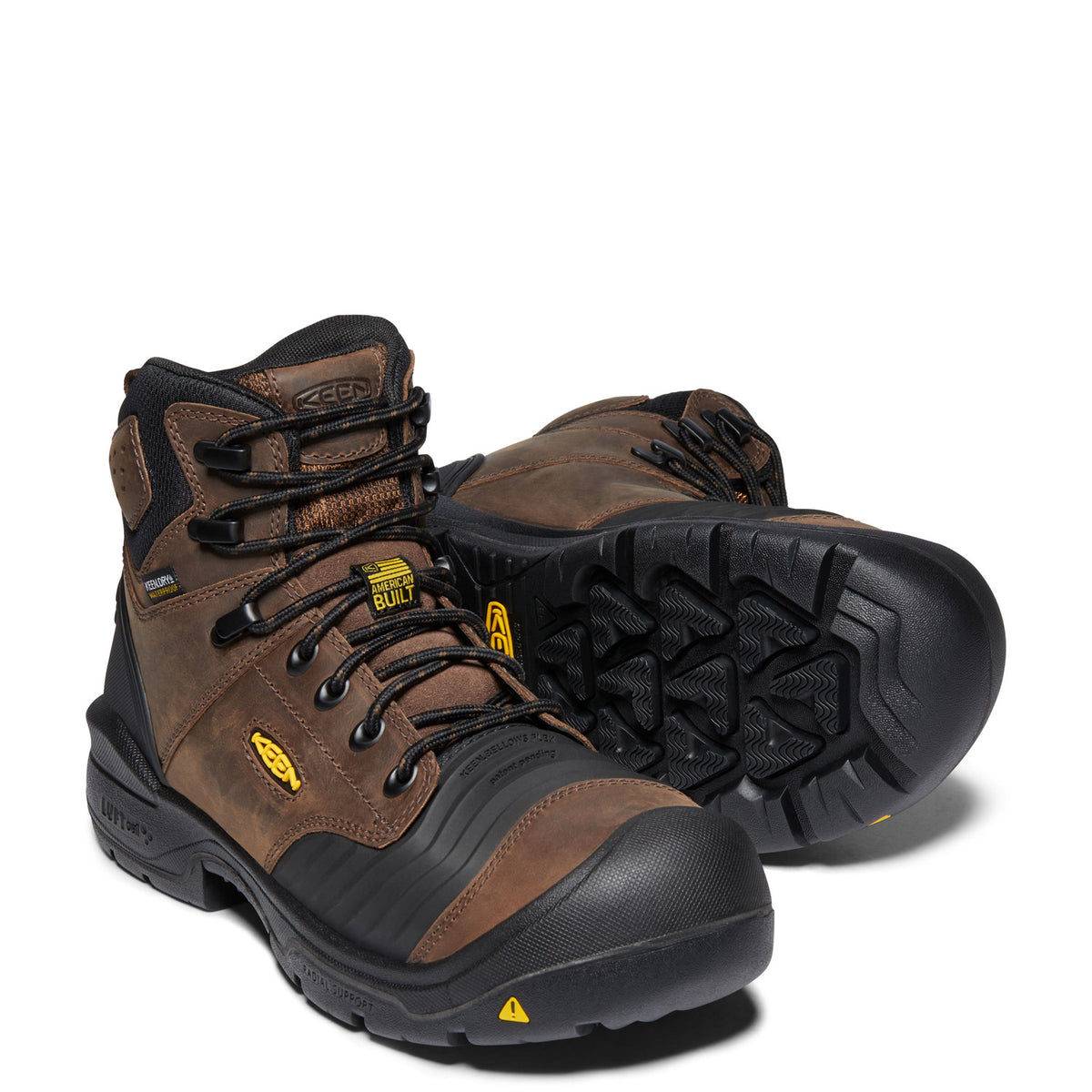 KEEN Utility Men&#39;s Portland 6&quot; Waterproof Carbon Fiber Toe Work Boot - Work World - Workwear, Work Boots, Safety Gear